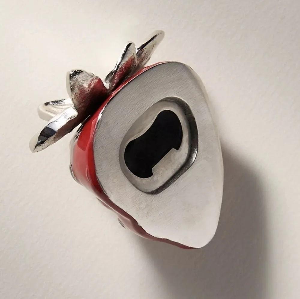 Anthropologie Delice Strawberry Bottle Opener, NEW